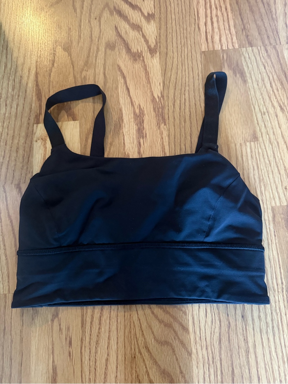 lululemon athletica Black Longline Sports Bra